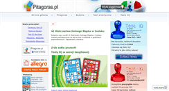 Desktop Screenshot of pitagoras.pl